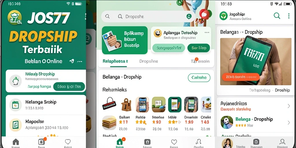 Antarmuka JOS77 menampilkan fungsi dropship yang efisien dan menarik.